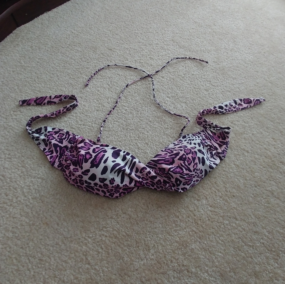 Cheetah Print Swim Top